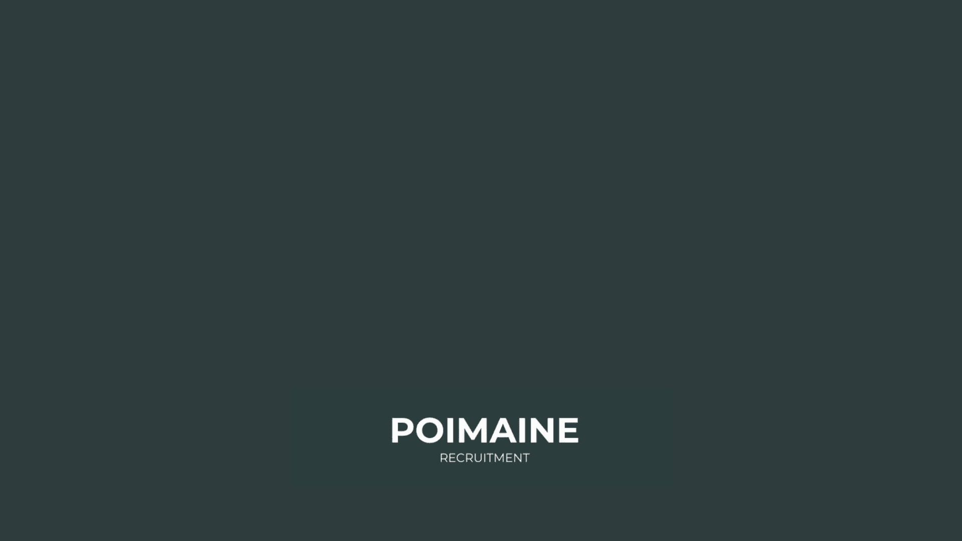 Poimaine Recruitment Banner